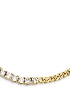 Allsaints Stone Chain Collar Necklace, 14 + 2